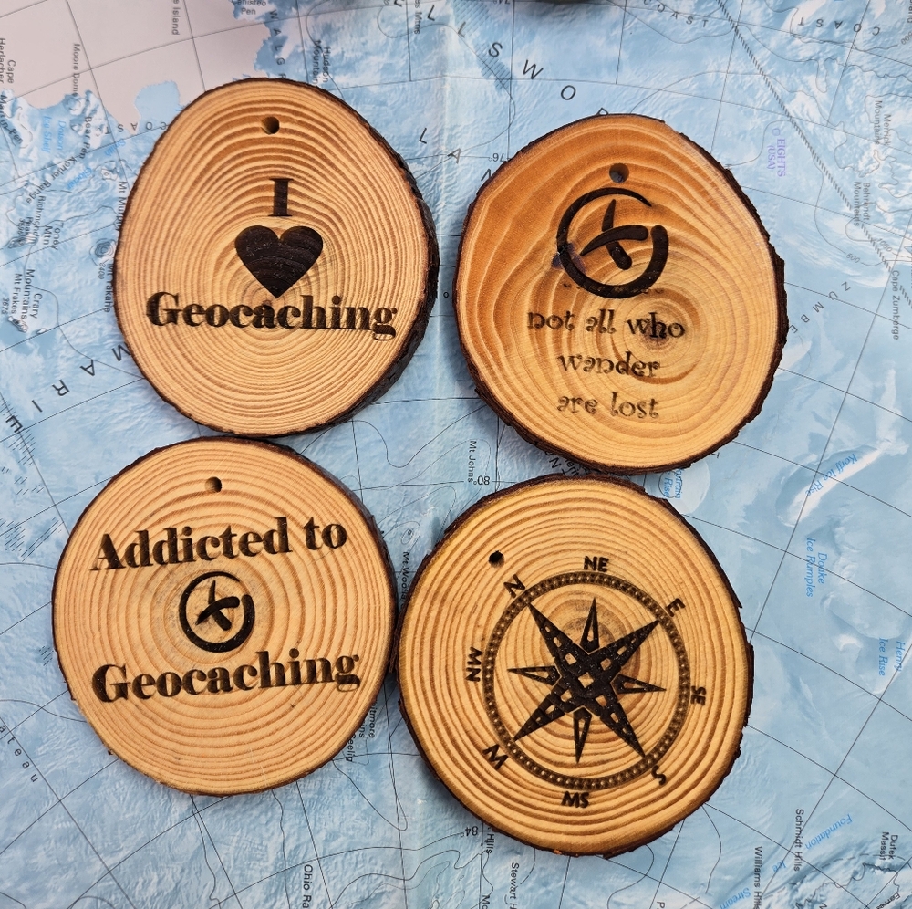 Geocaching ornaments